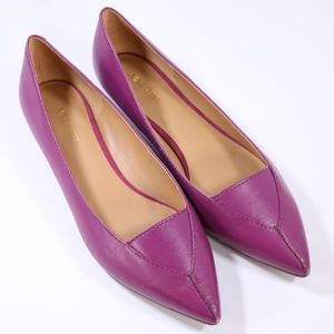 MAGENTA NINE WEST POINTY TOE FLATS SIZE 12